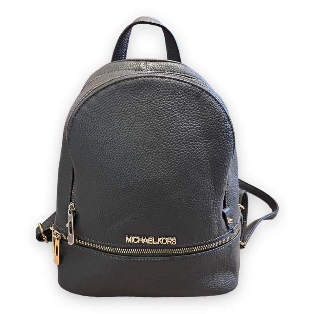 13- Michael Kors Rhea Medium Leather Backpac